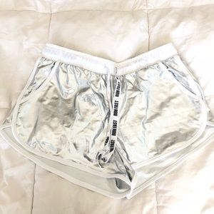 Metallic Running Shorts
